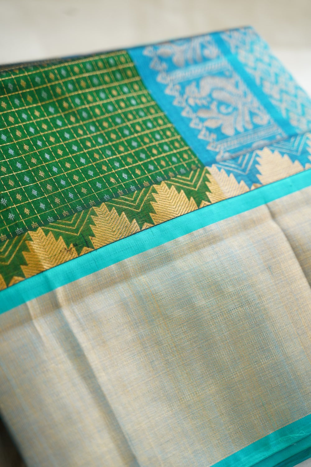 Kanchi Handloom Silk Cotton Saree PC13283