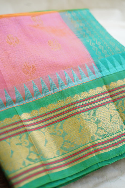 Kanchi Handloom Silk Cotton Saree PC13282