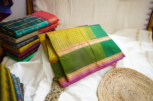 Kanchi Handloom Silk Cotton Saree PC13313