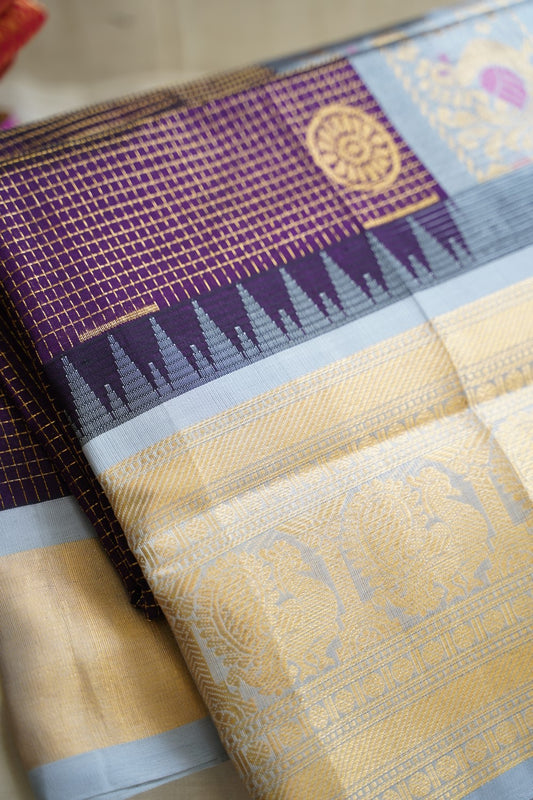 Kanchi Handloom Silk Cotton Saree PC13304