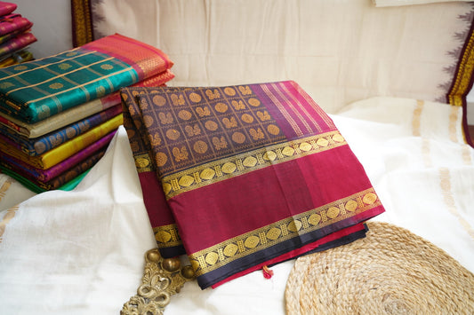 Kanchi Handloom Silk Cotton Saree PC13298