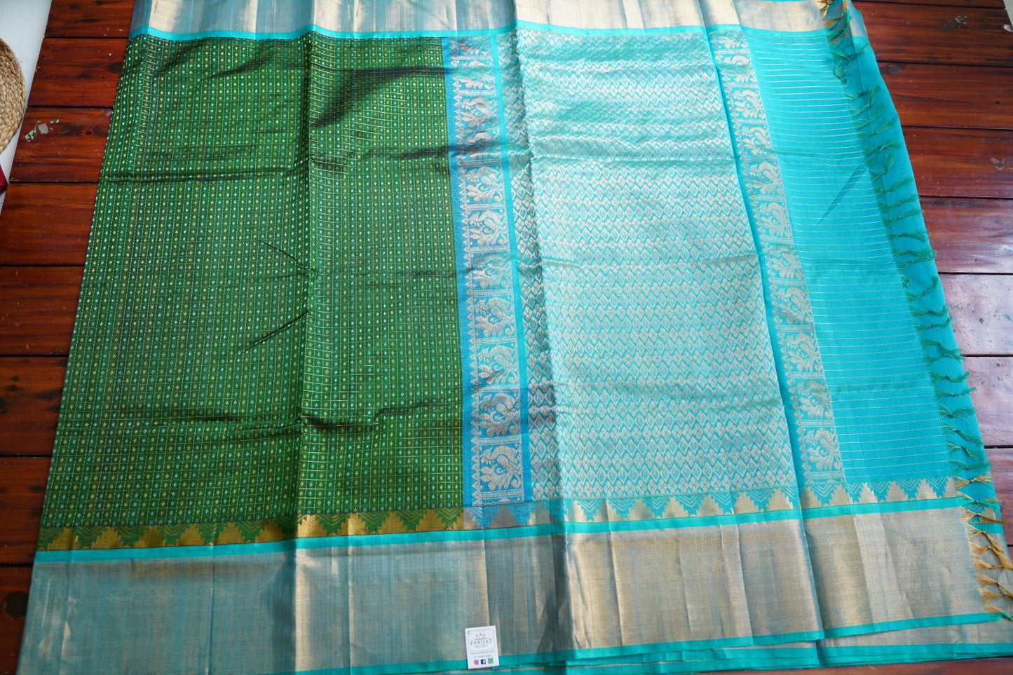 Kanchi Handloom Silk Cotton Saree PC13283