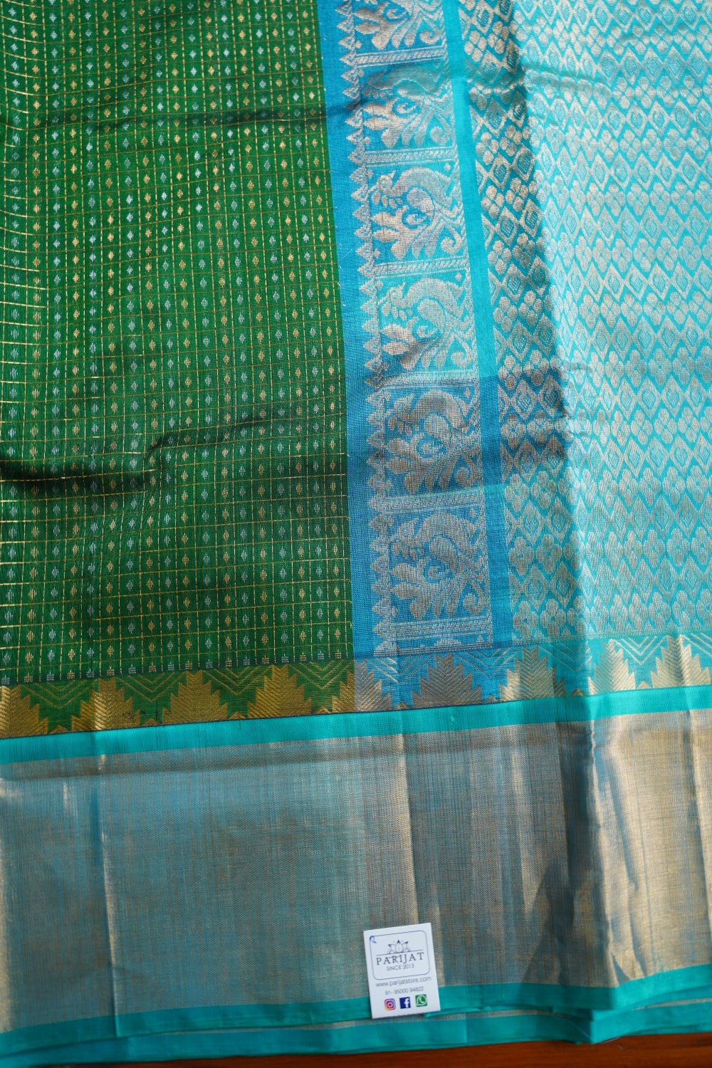 Kanchi Handloom Silk Cotton Saree PC13283