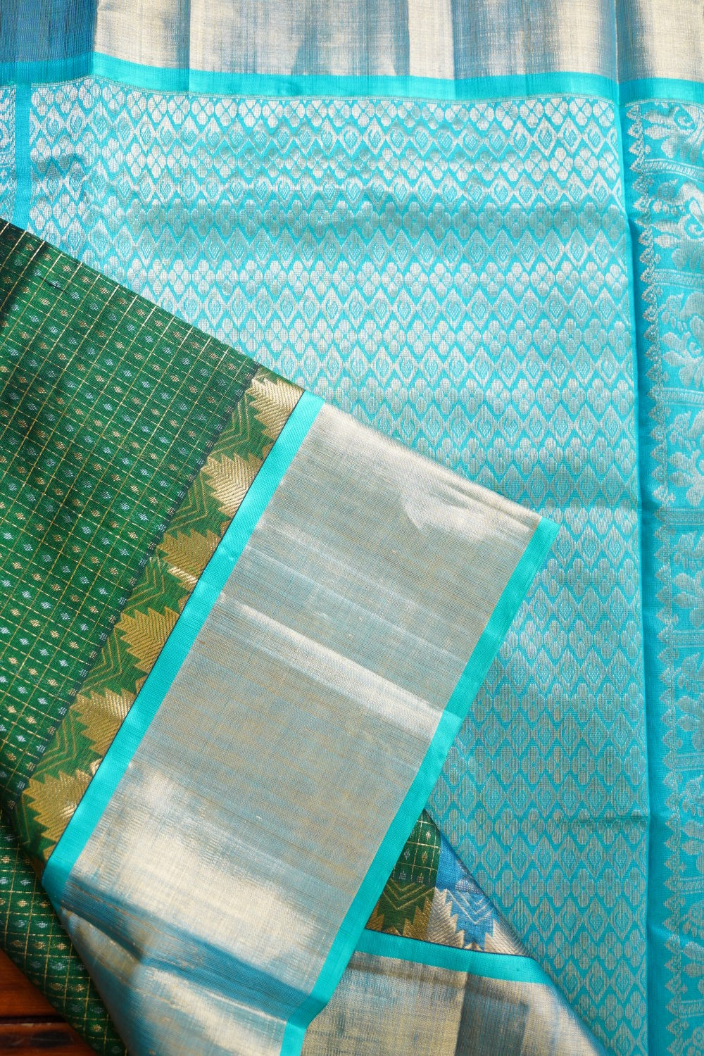 Kanchi Handloom Silk Cotton Saree PC13283