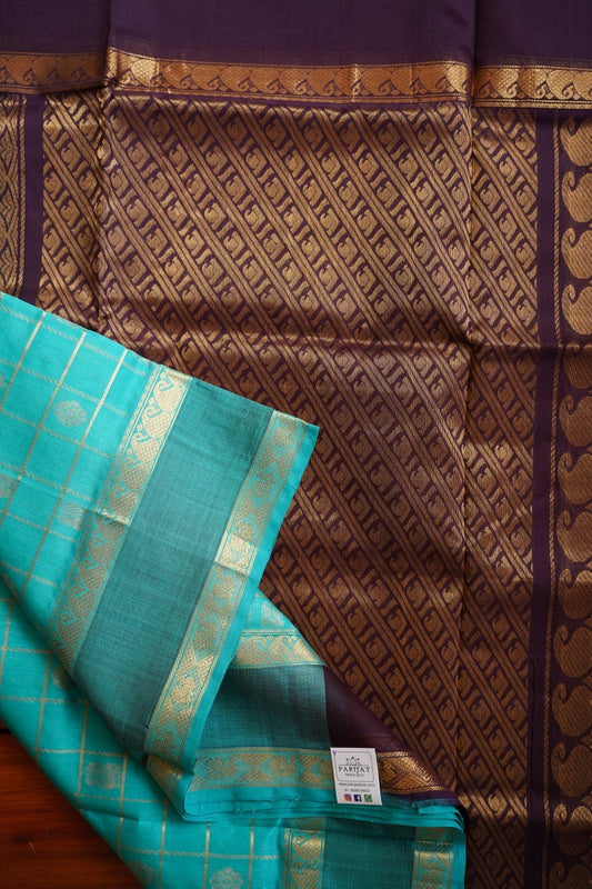 Kanchi Handloom Silk Cotton Saree PC12302