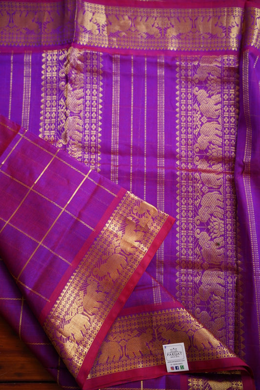 Kanchi Handloom Silk Cotton Saree PC12294