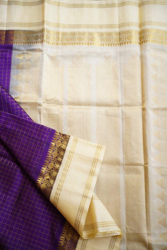 Kanchi Handloom Silk Cotton Saree PC12292