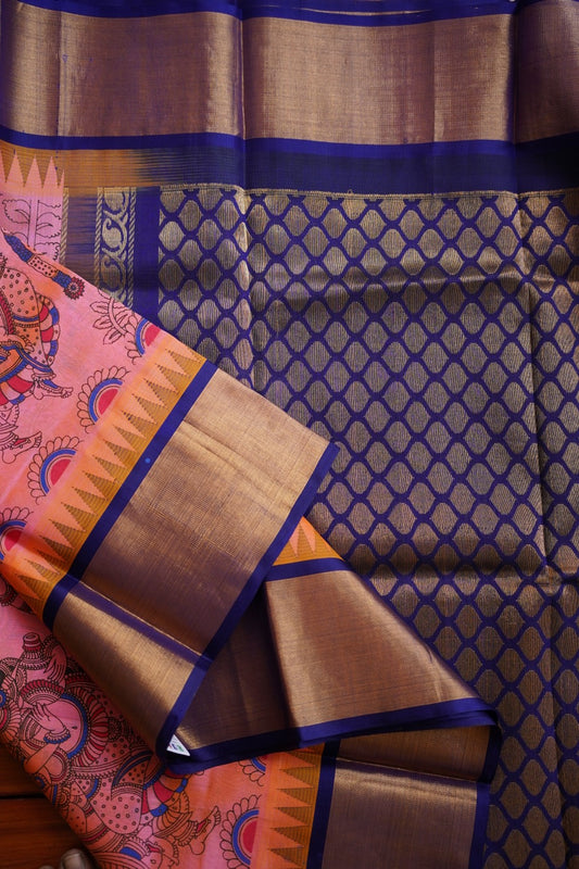 Kanchi Handloom Silk Cotton Saree PC12267