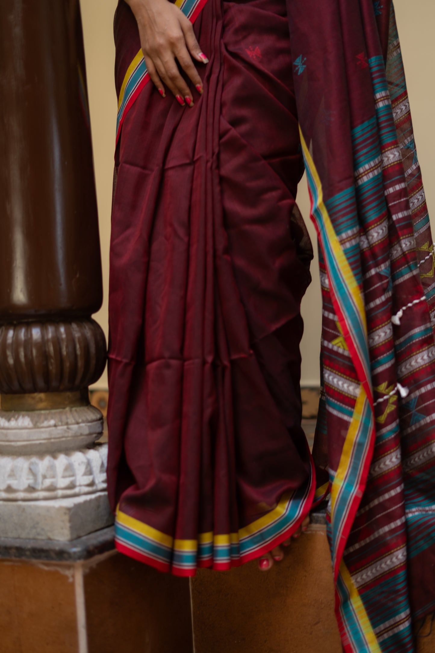 Handloom Mul Cotton Saree-PC13468