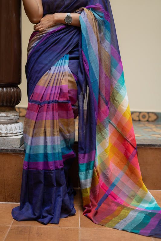 Handloom Mul Cotton Saree-PC13475