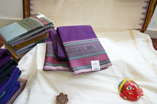 Chettinad handloom Cotton Saree PC13363