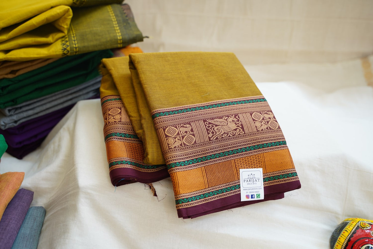 Chettinad handloom Cotton Saree PC13362