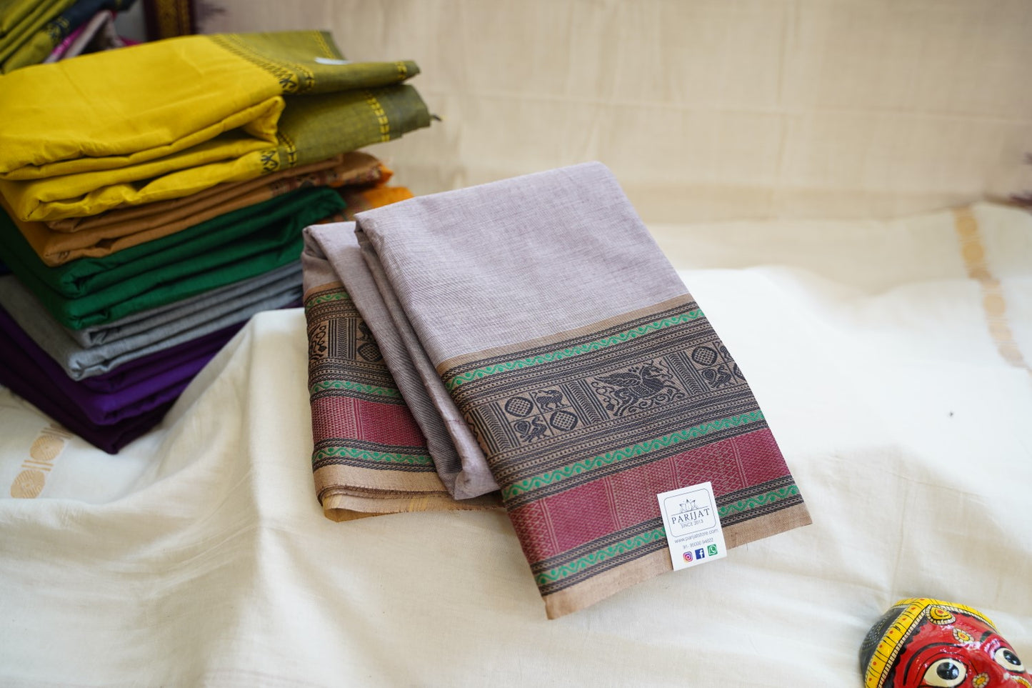 Chettinad handloom Cotton Saree PC13364