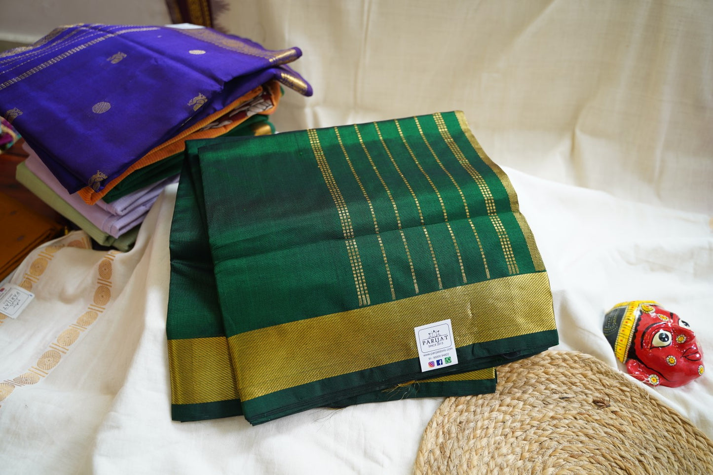 Kanchi Handloom Silk Cotton Saree PC13405