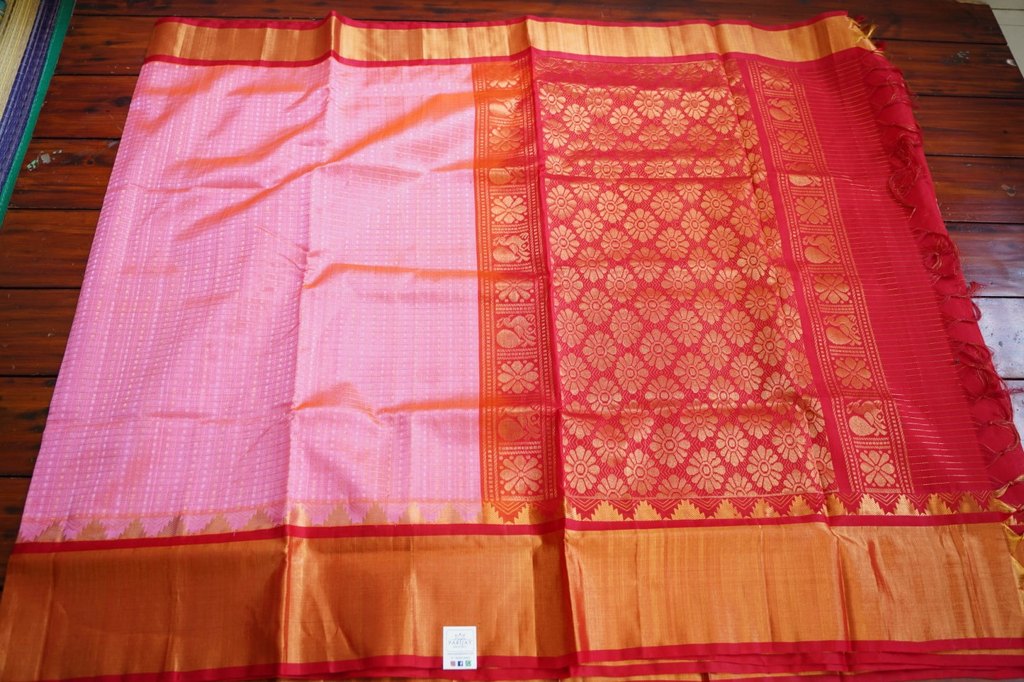 Kanchi Handloom Silk Cotton Saree PC13406