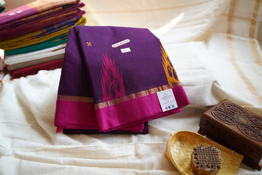 Chettinadu  handloom Cotton Saree PC13527