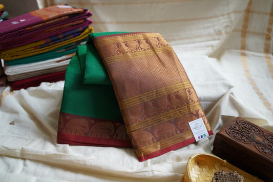 Chettinadu  handloom Cotton Saree PC13558