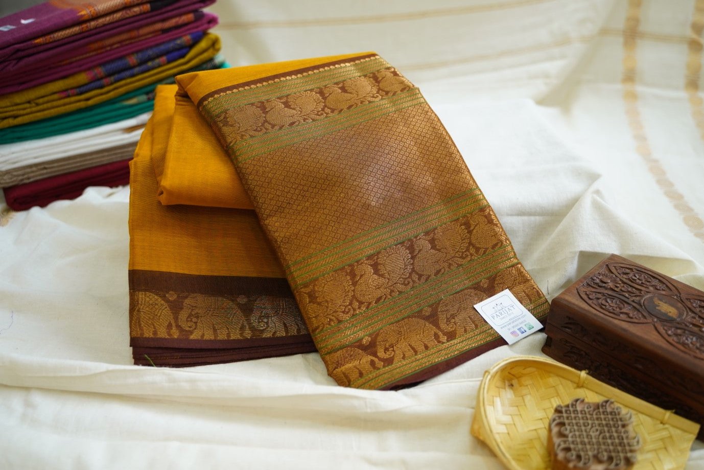 Chettinadu  handloom Cotton Saree PC13563