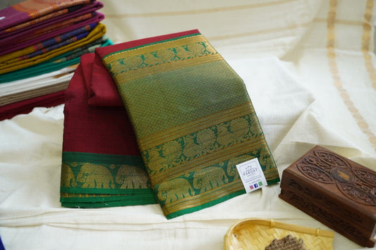 Chettinadu  handloom Cotton Saree PC13566