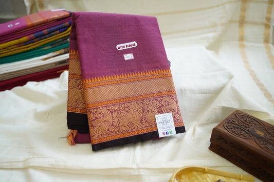 Chettinadu  handloom Cotton Saree PC13545