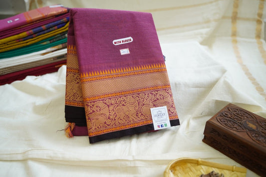 Chettinadu  handloom Cotton Saree PC13540