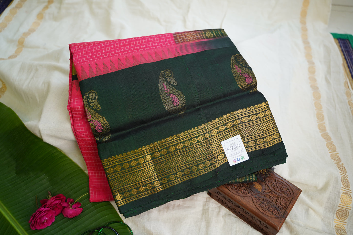 Kanchi Handloom Silk Cotton Saree PC13669