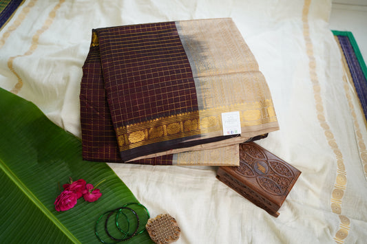 Kanchi Handloom Silk Cotton Saree PC13676