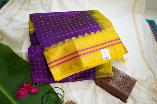 Kanchi Handloom Silk Cotton Saree PC13668