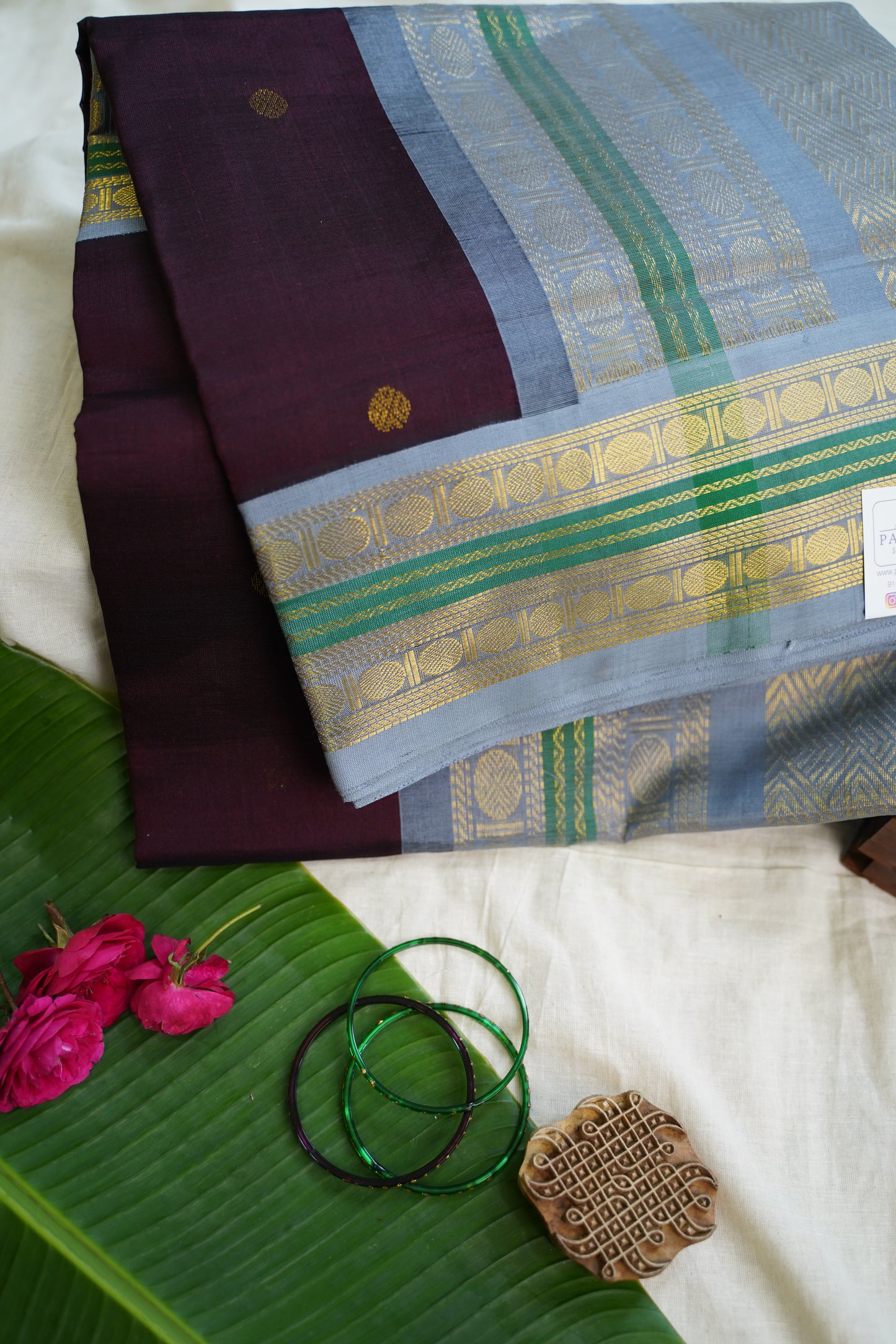 Kanchi Handloom Silk Cotton Saree PC13667