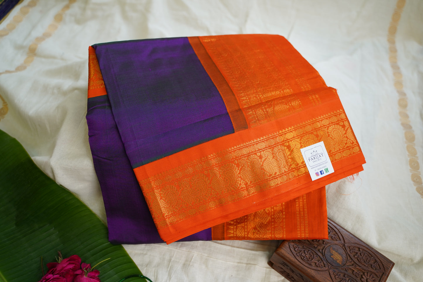 Kanchi Handloom Silk Cotton Saree PC13689