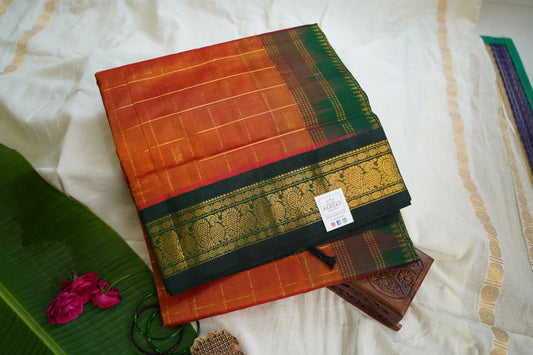 Kanchi Handloom Silk Cotton Saree PC13687