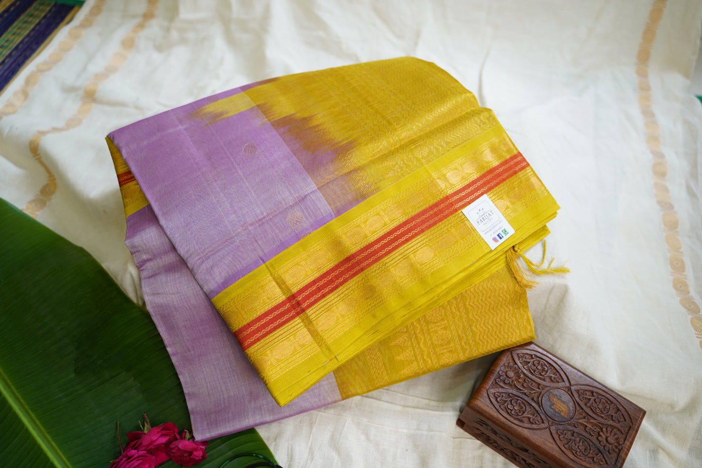 Kanchi Handloom Silk Cotton Saree PC13661