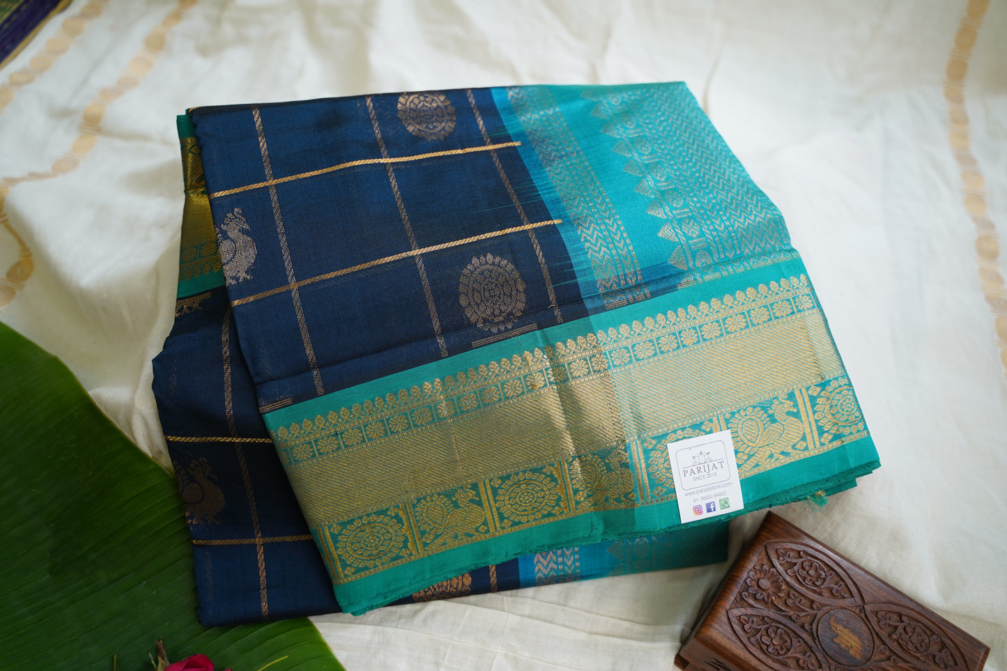 Kanchi Handloom Silk Cotton Saree PC13660