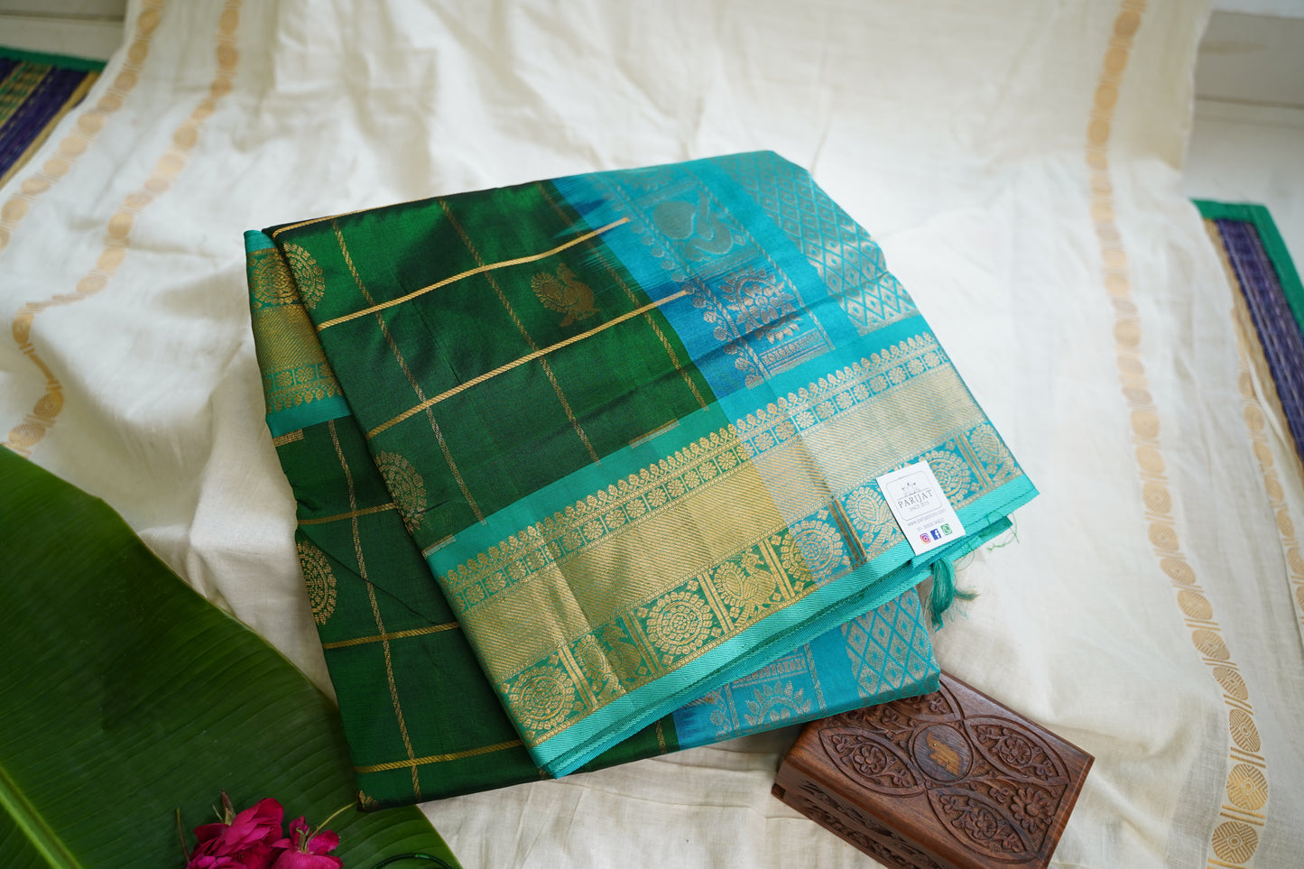 Kanchi Handloom Silk Cotton Saree PC13658