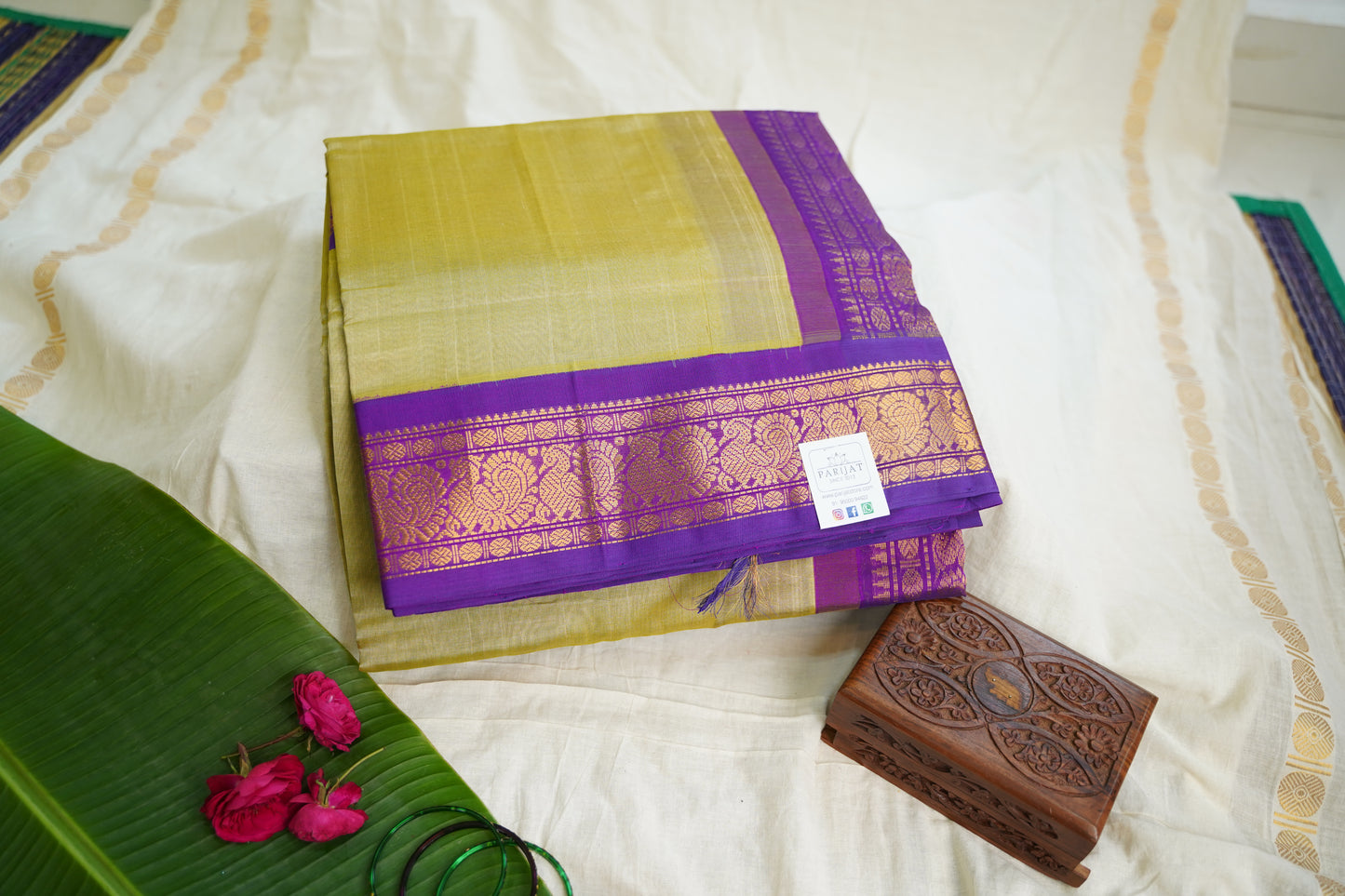 Kanchi Handloom Silk Cotton Saree PC13685