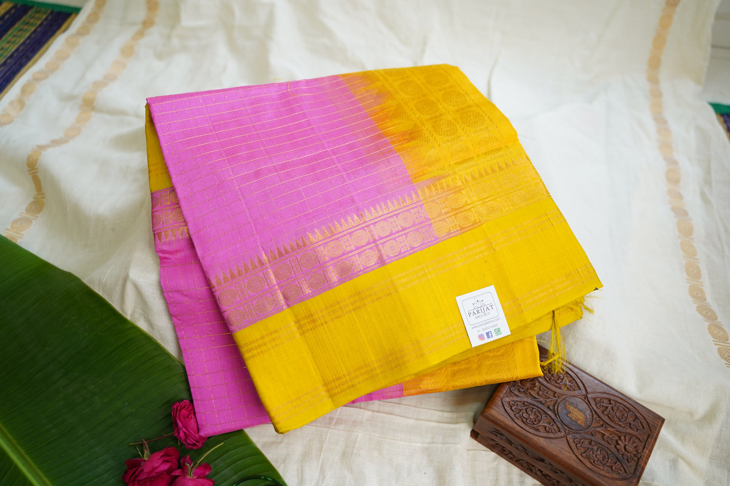 Kanchi Handloom Silk Cotton Saree PC13684