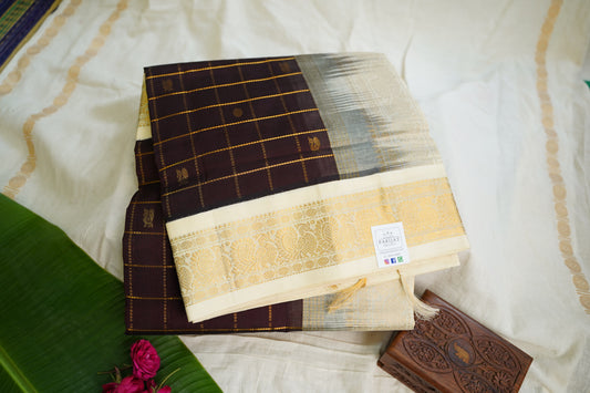 Kanchi Handloom Silk Cotton Saree PC13681