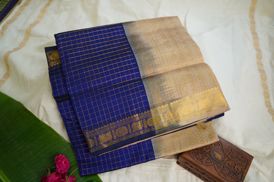 Kanchi Handloom Silk Cotton Saree PC13665