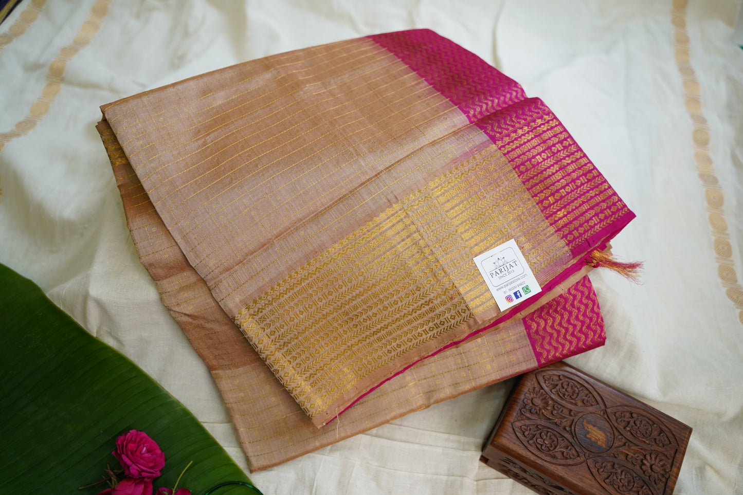 Kanchi Handloom Silk Cotton Saree PC13642