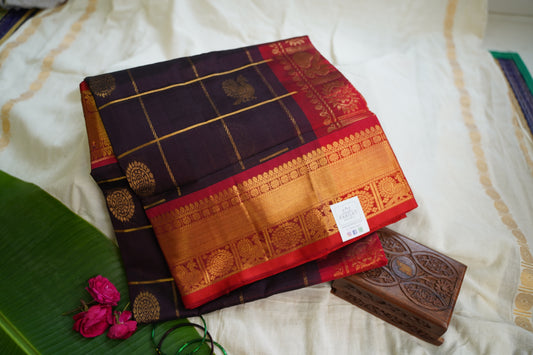 Kanchi Handloom Silk Cotton Saree PC13641