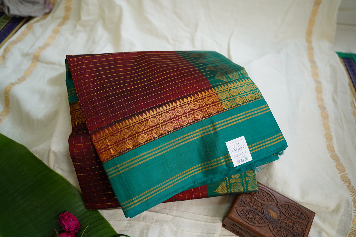 Kanchi Handloom Silk Cotton Saree PC13651