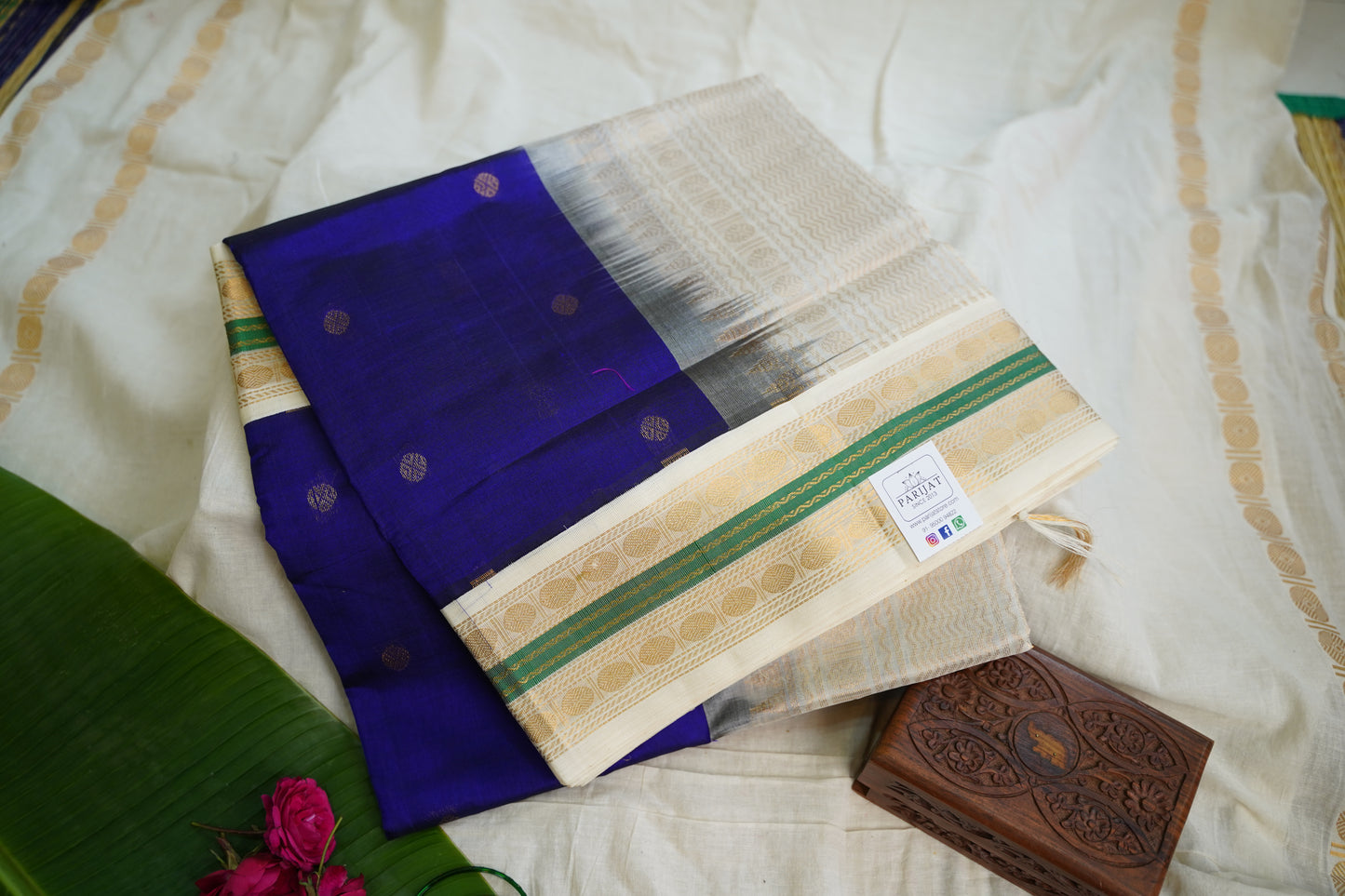 Kanchi Handloom Silk Cotton Saree PC13664