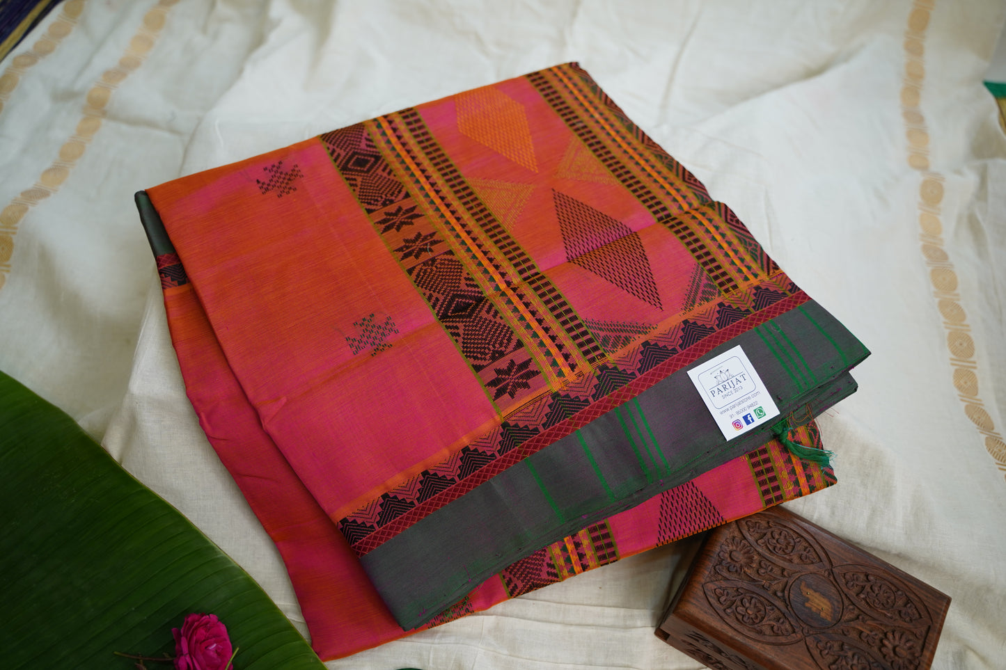 Kanchi Handloom Silk Cotton Saree PC13652