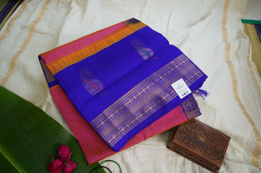 Kanchi Handloom Silk Cotton Saree PC13671