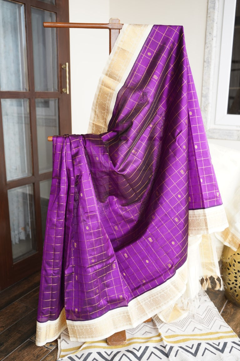 Kanchi Handloom Silk Cotton Saree PC13688