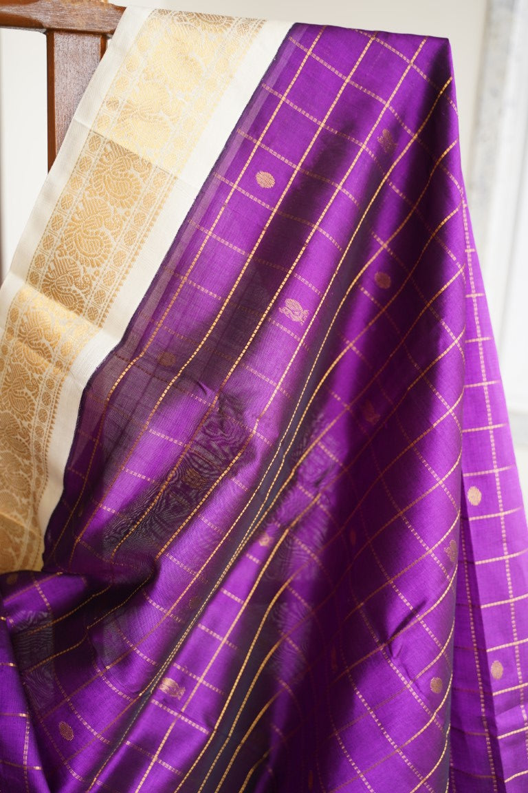 Kanchi Handloom Silk Cotton Saree PC13688