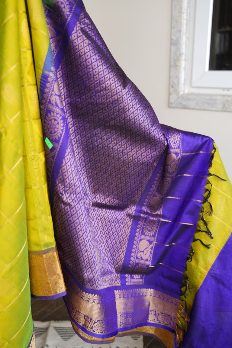 Kanchi Handloom Silk Cotton Saree PC13659