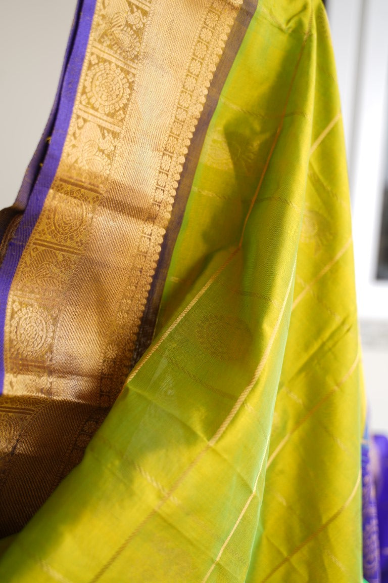 Kanchi Handloom Silk Cotton Saree PC13659