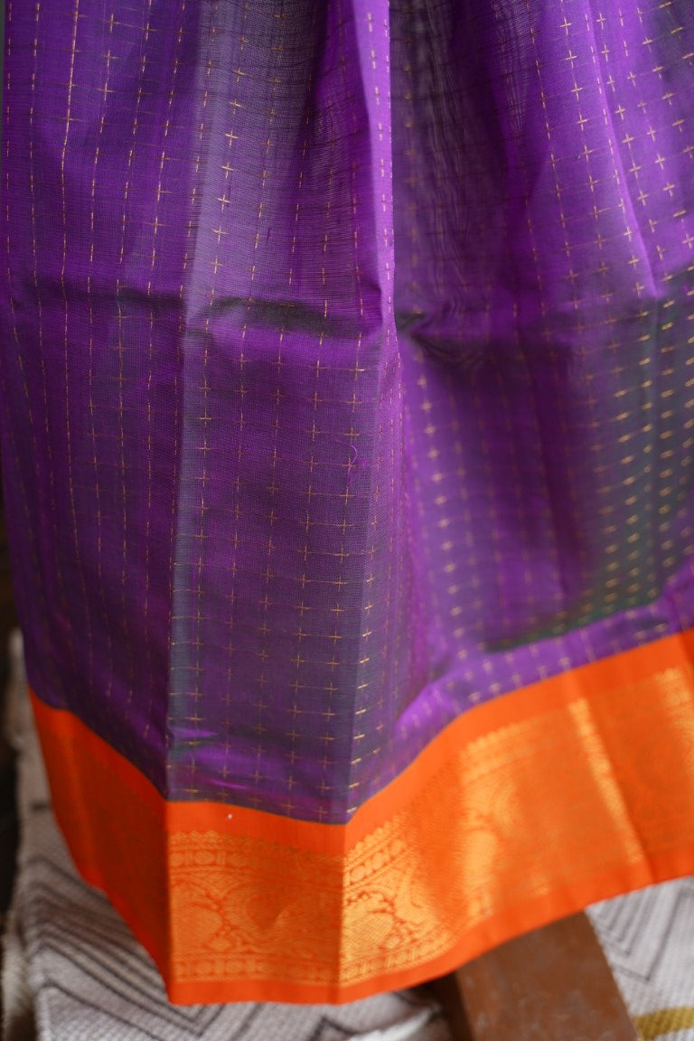 Kanchi Handloom Silk Cotton Saree PC13648