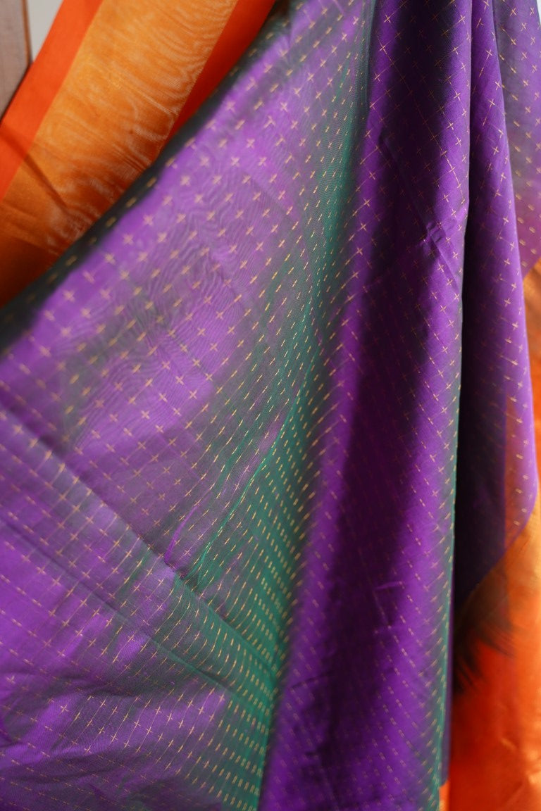 Kanchi Handloom Silk Cotton Saree PC13648